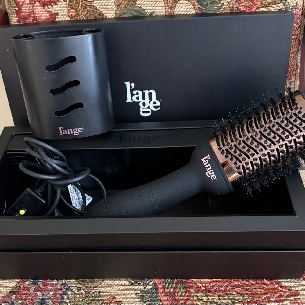 L'ange Black and Copper Le Volume Hair Dryer Brush